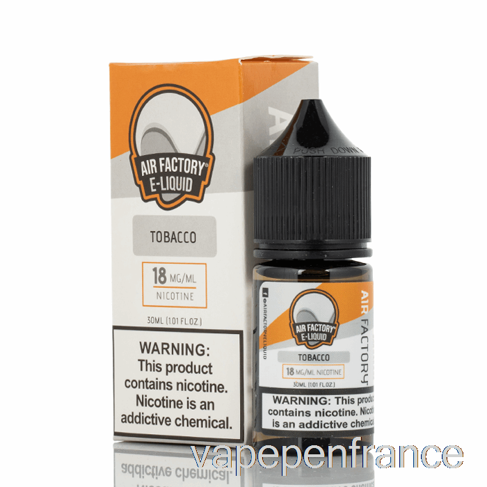Tabac - Sels D'usine D'air E-liquides - Stylo Vape 30ml 50mg
